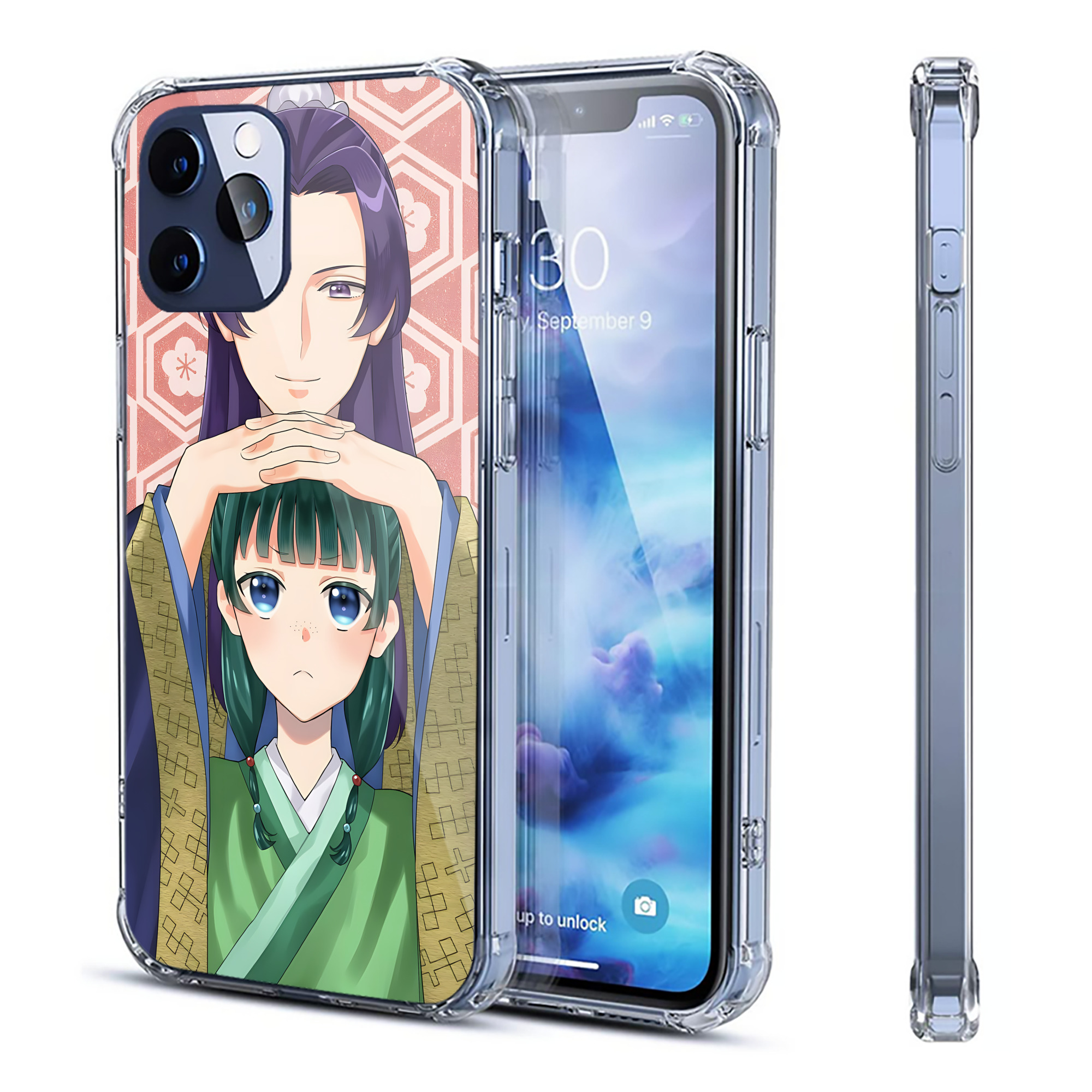 （画像用） 薬屋のひとりごと The Apothecary Diaries 【iPhone 12シリーズ対応】透明スマホケース（クリアソフトケース）